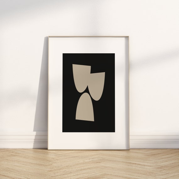 Neutral Abstract Print Abstract Minimalist Wall Art Contemporary Art Print Neutral Wall Art Modern Aesthetic Print Wall Art