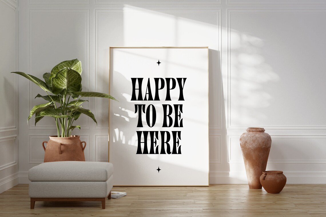 Happy To Be Here Cheers Bar and Kitchen Art Print - Image 6