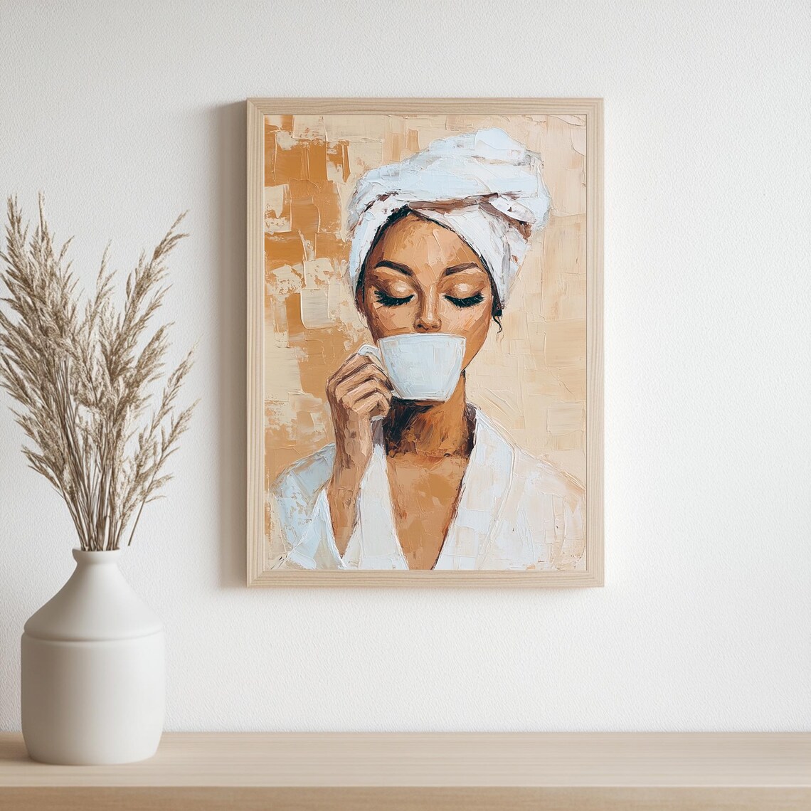 Coffee Time Art Print Vintage Style Print Room Wall Art Bedroom Wall Art Kitchen Decor Living Room Wall Print Gift - Image 2