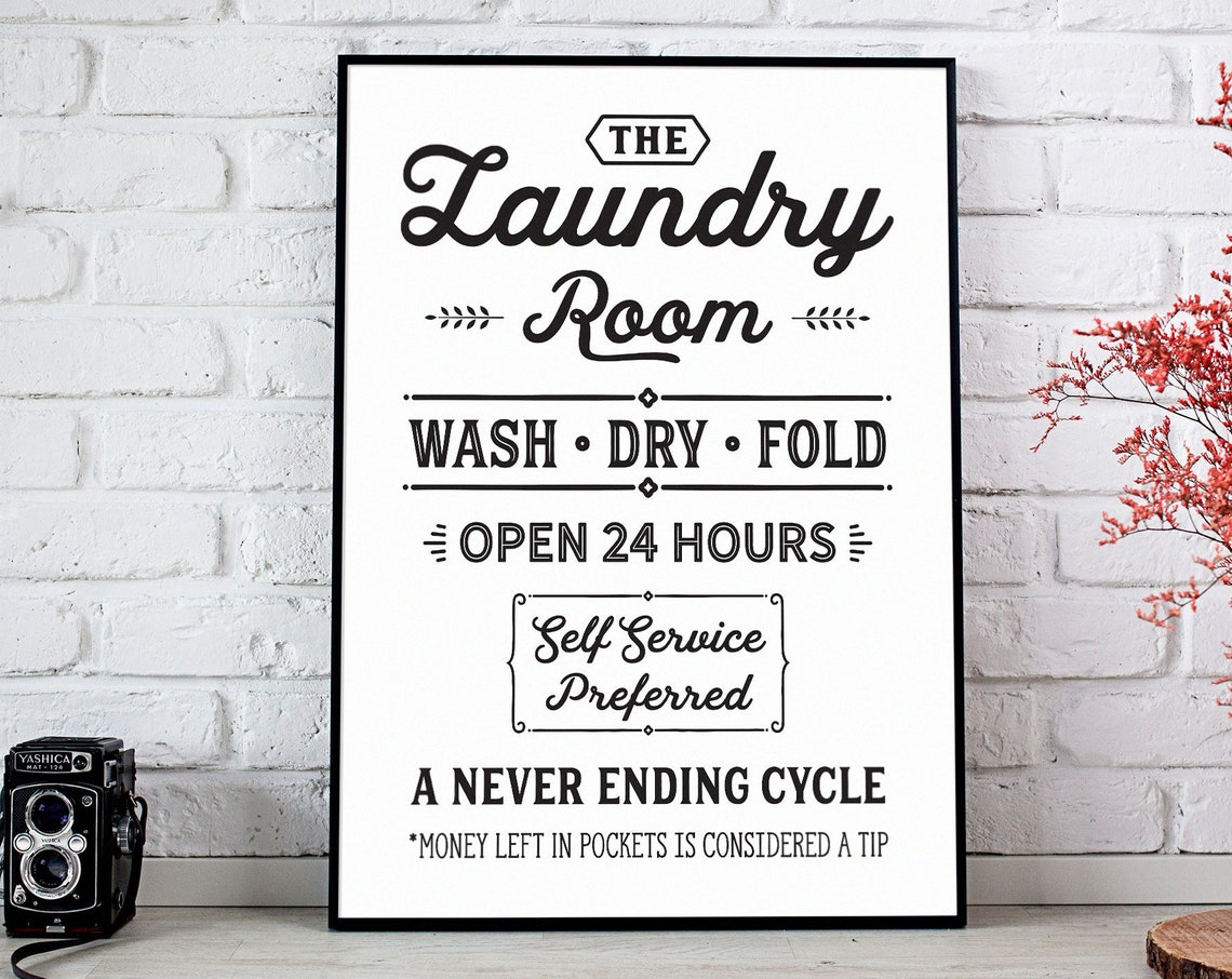 Laundry Room Sign, Laundry Room Decor