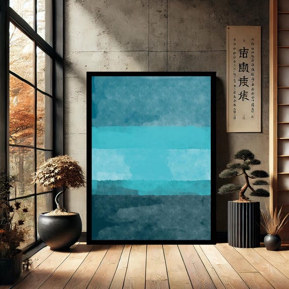 Mark Rothko Minimalist Canvas Print Painting Wall Art Reproduction Abstract Modern Home Decor