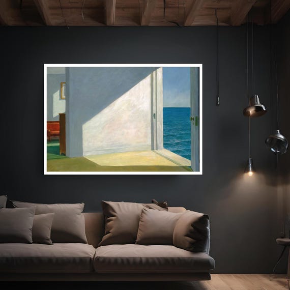 Edward Hopper Rooms By The Sea 1951 Canvas Wall Art Modern Print Painting Abstract Decor For Home