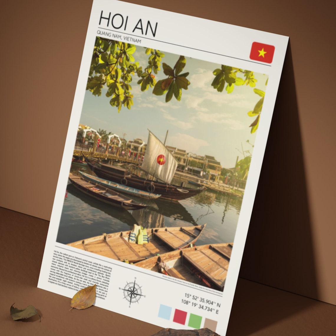 Hoi An Print Hoi An Wall Art Vietnam Poster Hoi An Art Vietnam Travel Print South East Asia Travel Gift Hoi An Gift Idea - Image 4