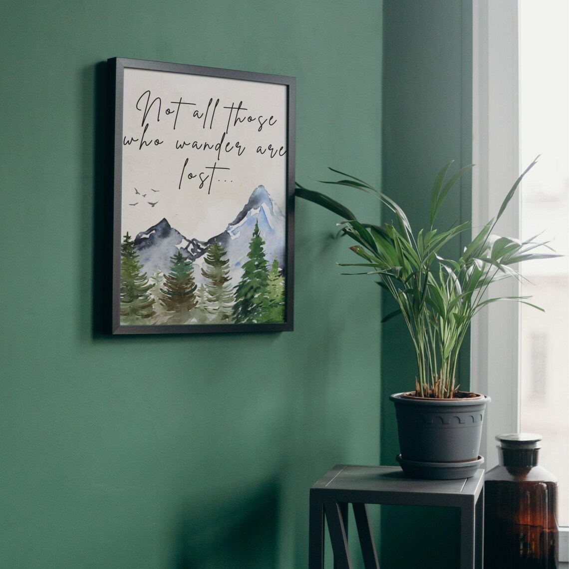 Not All Those Who Wander Are Lost Travel Poster - Image 3