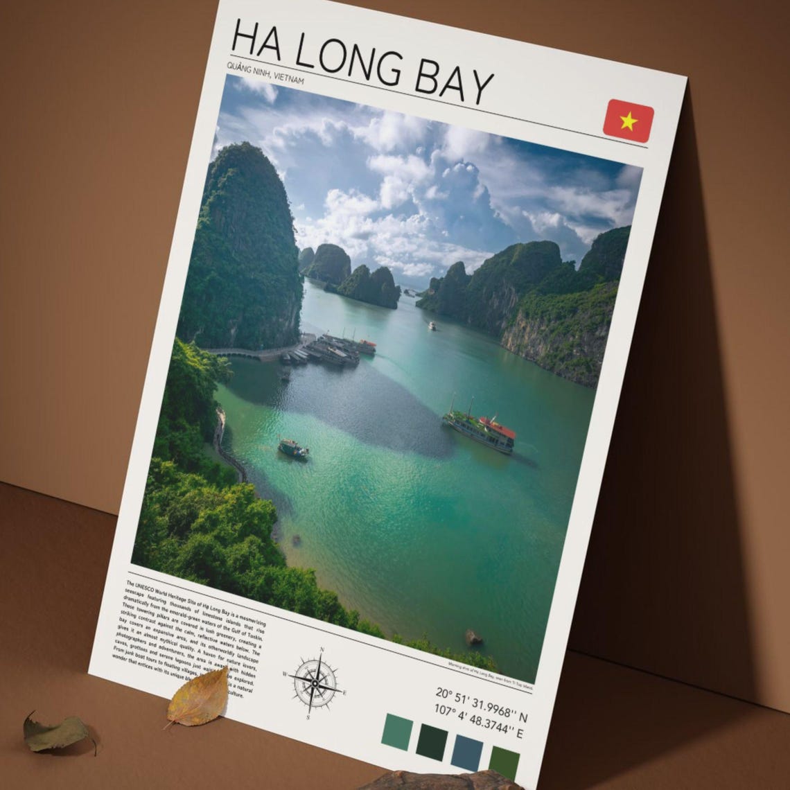 Ha Long Bay Print Ha Long Bay Poster Vietnam Wall Art Vietnam Travel Print Vietnam Poster Print Ha Long Bay Photography Vietnam Art - Image 5
