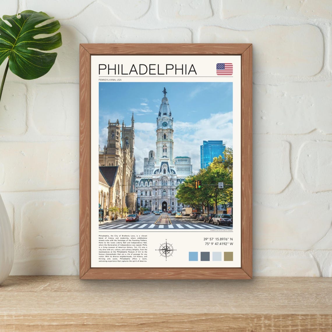 Philadelphia Print Philadelphia Wall Art Philadelphia Photography Philadelphia City Hall Artwork Philadelphia Pennsylvania Print