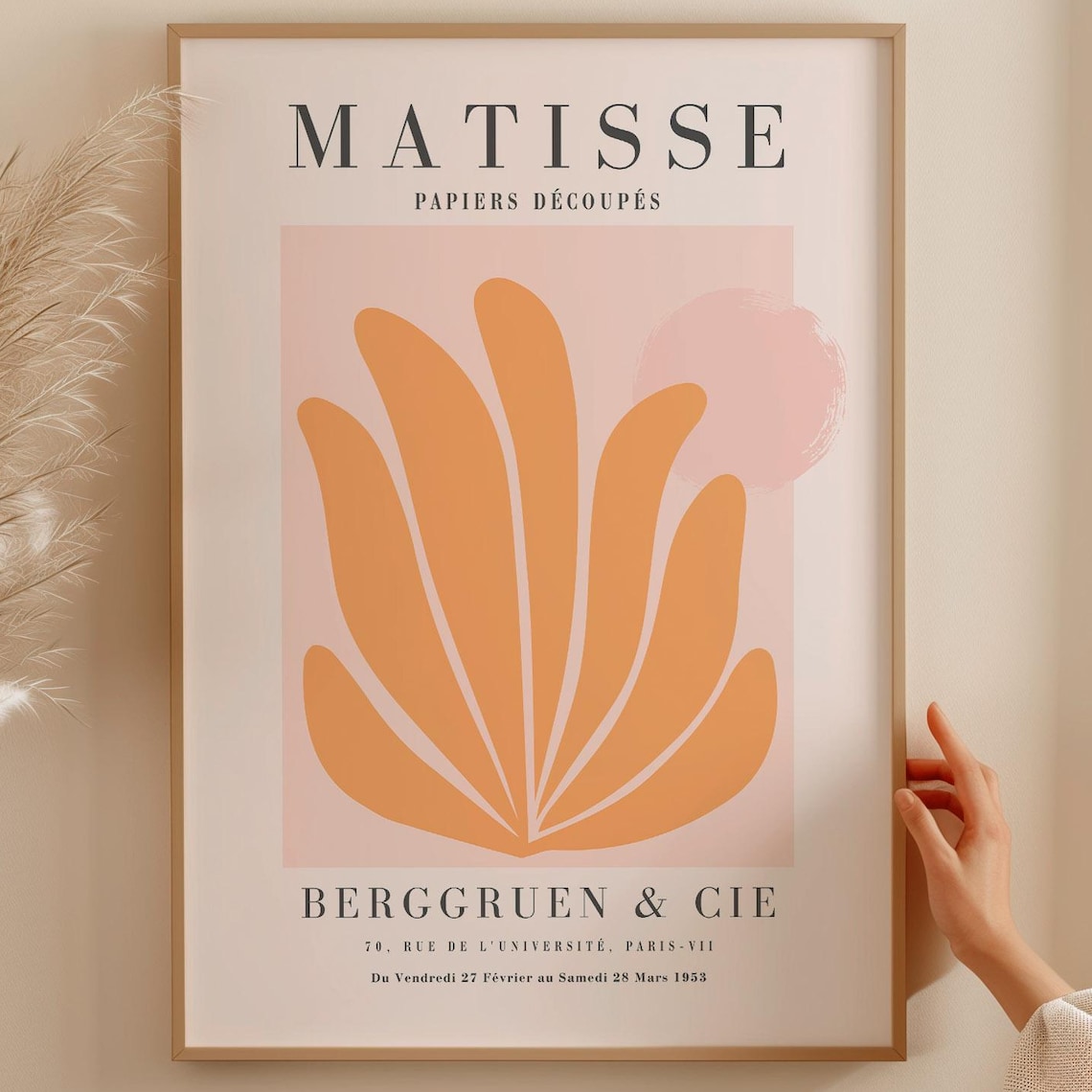 Matisse Leaf, Mid-Century Modern Art Print
