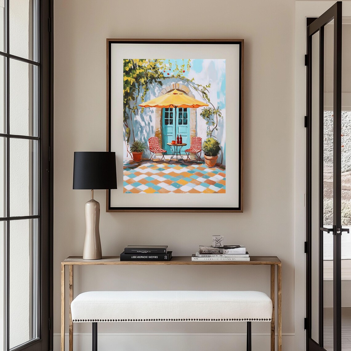 Mediterranean Retro Kitchen, Matisse Bistro Art Print - Image 3