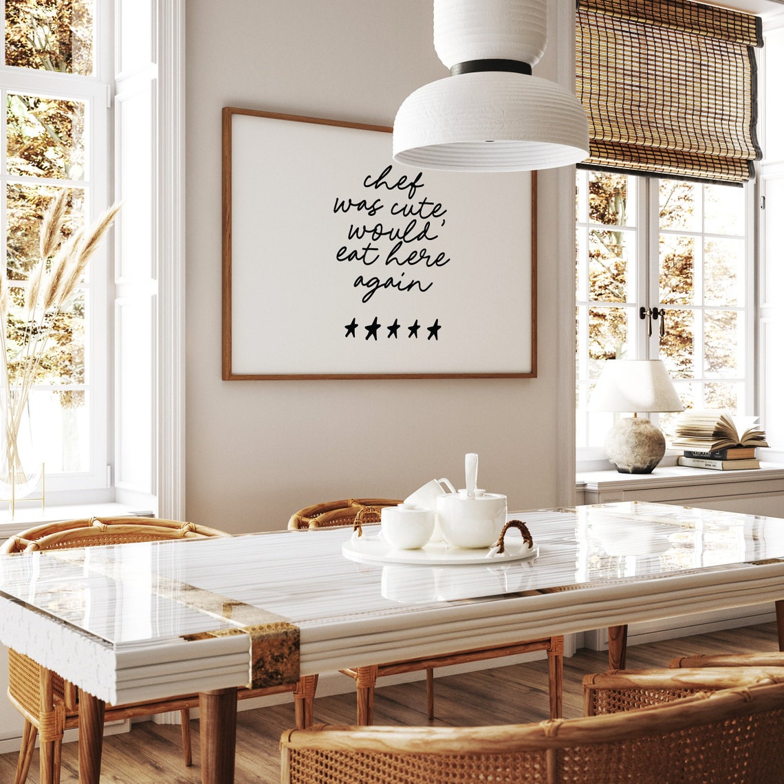Chef Was Cute Would Eat Here Again Script Star Review Poster - Image 2