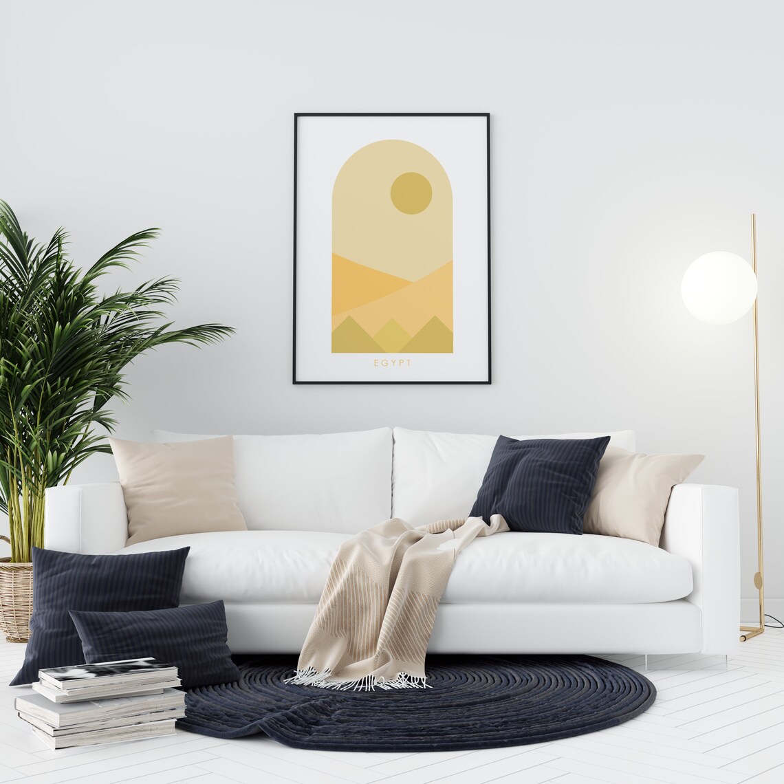 Egypt Modern Minimalist Instant Poster
