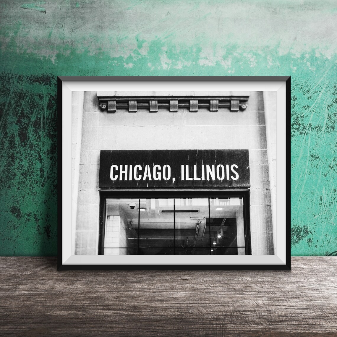 Chicago Illinois Downtown Loop Sign, Travel Poster - Image 2