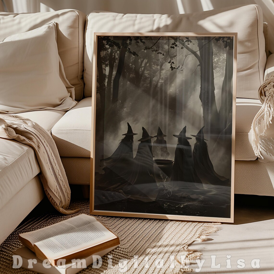 Witches Coven, Dark Fantasy Halloween Poster - Image 2