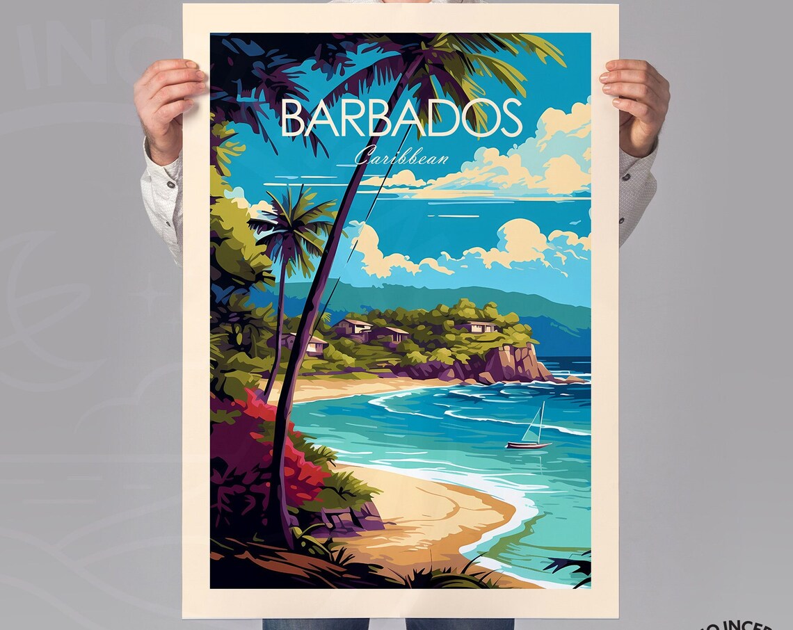 Barbados Travel Poster Print - Image 2