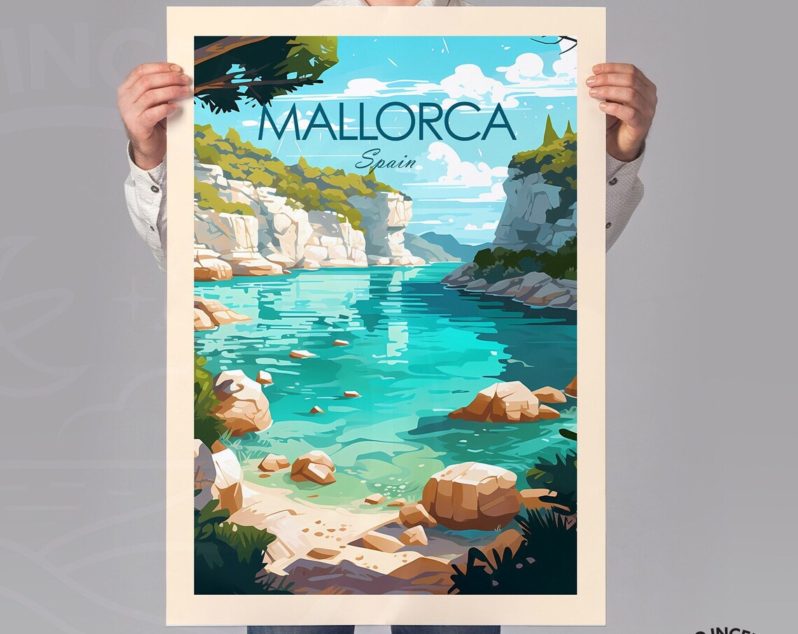 Mallorca Spain Gift Travel Poster - Image 2