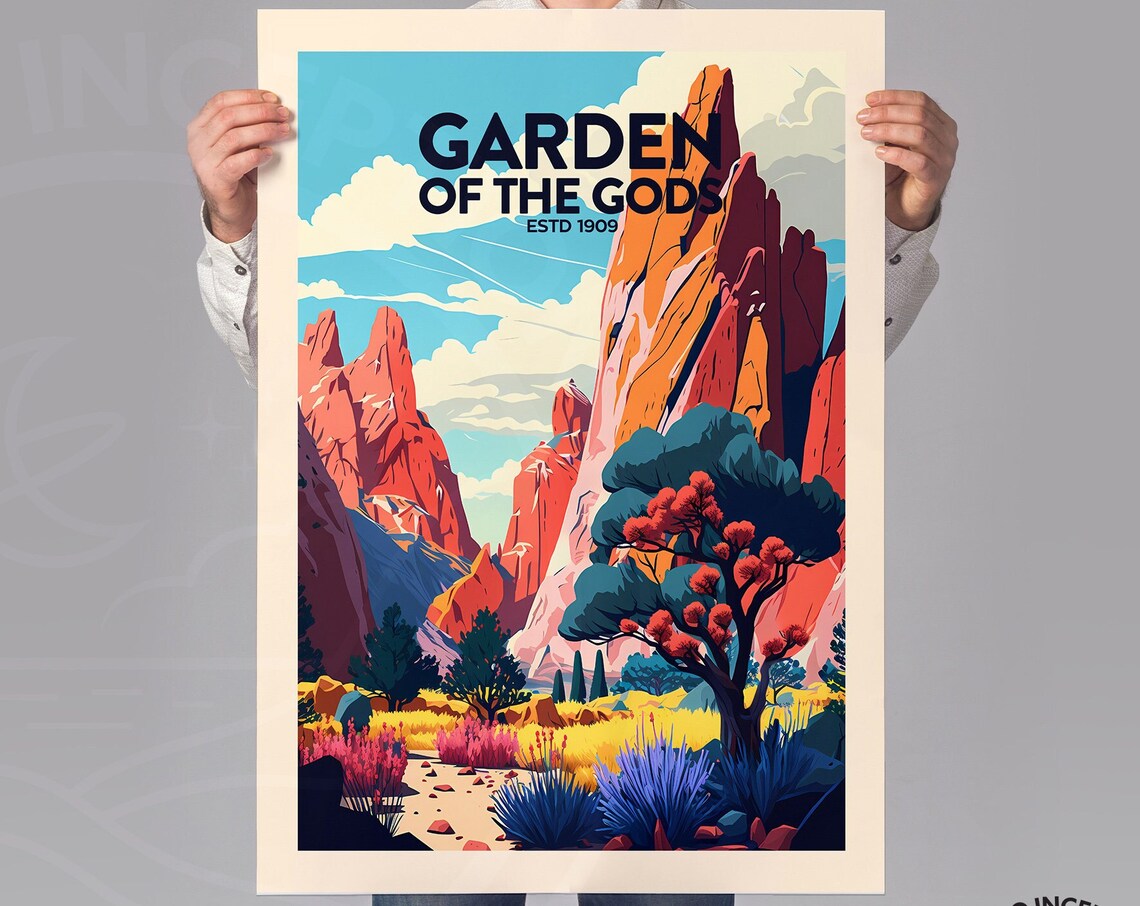 Gardens Of The Gods, Colorado Springs Art Print - Image 3