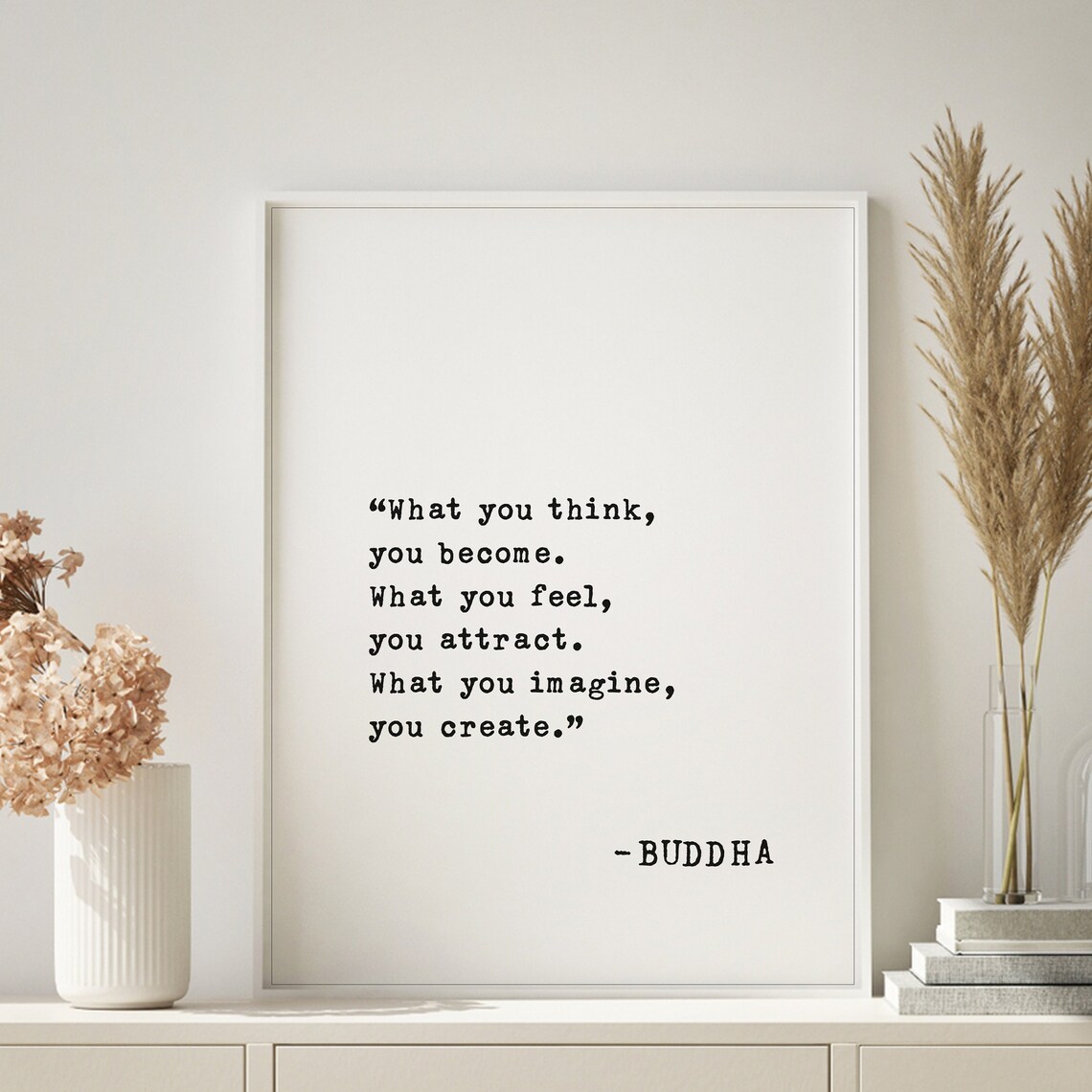 Buddha Wisdom Quote, Modern Minimalist Art Print
