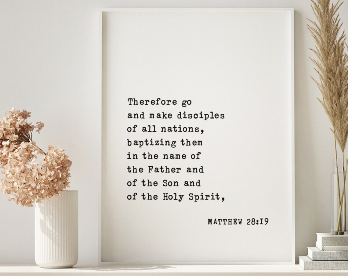 Matthew 28:19, The Great Commission Scripture