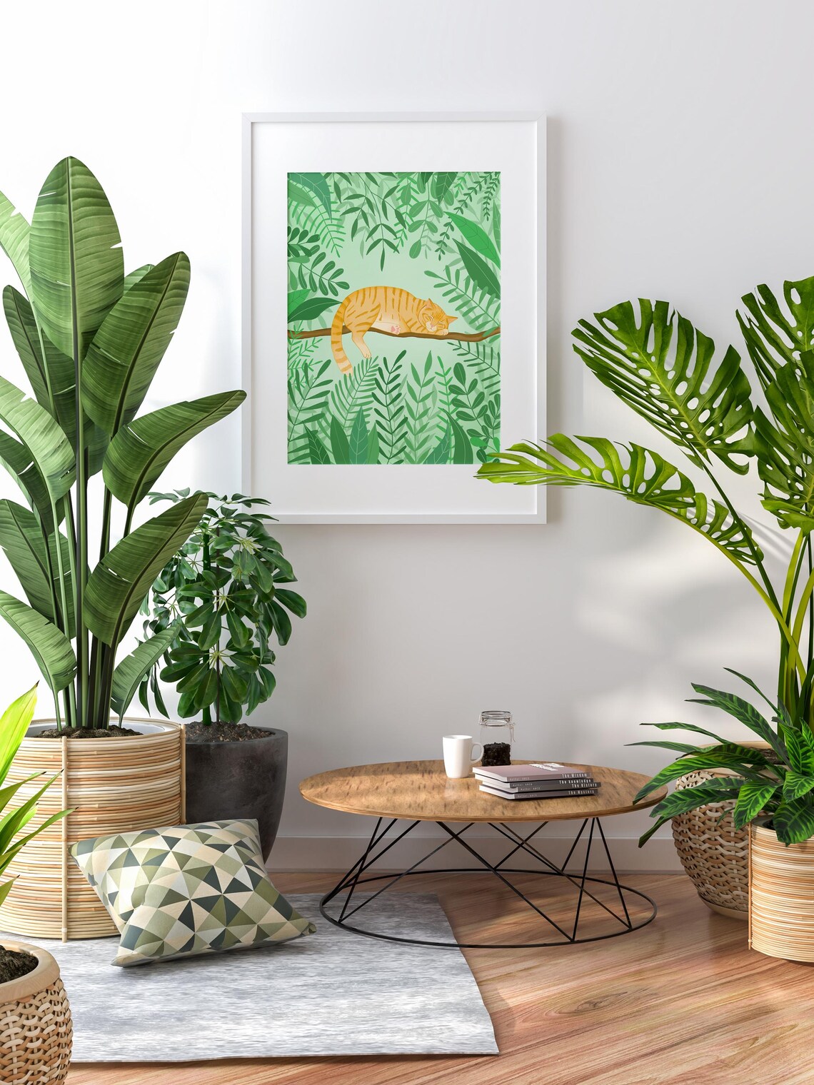 Ginger Cat Art Print, Cat-Themed Gift - Image 2