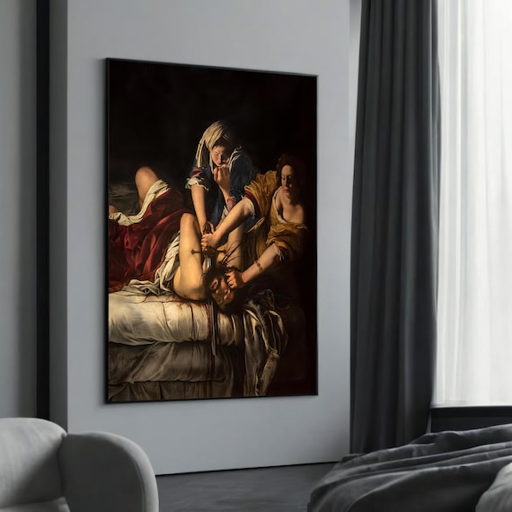 Artemisia Gentileschi Judith Beheading Holofernes Baroque Poster
