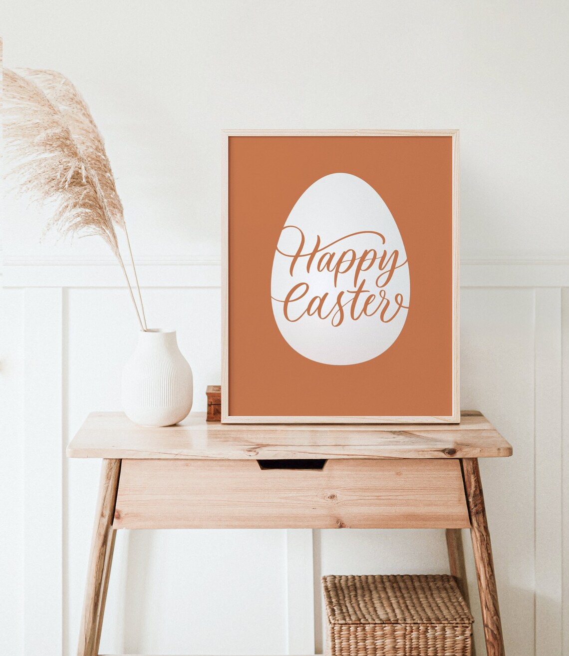 Happy Easter Print, Modern Easter Decor - Image 4