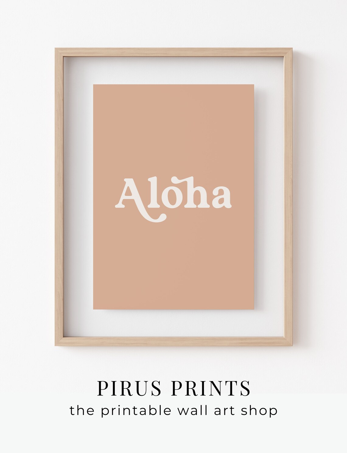 Aloha Boho Beach Nursery Decor, Hawaii Art Print - Image 2
