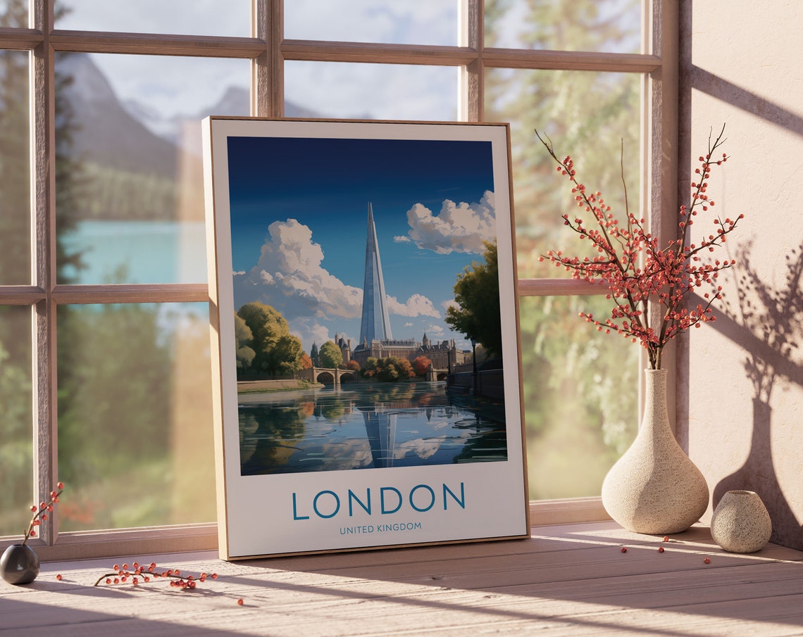 London Poster London Print London Art Bedroom Decor London Gifts Ideas United Kingdom Wall Art Decor 056 - Image 2