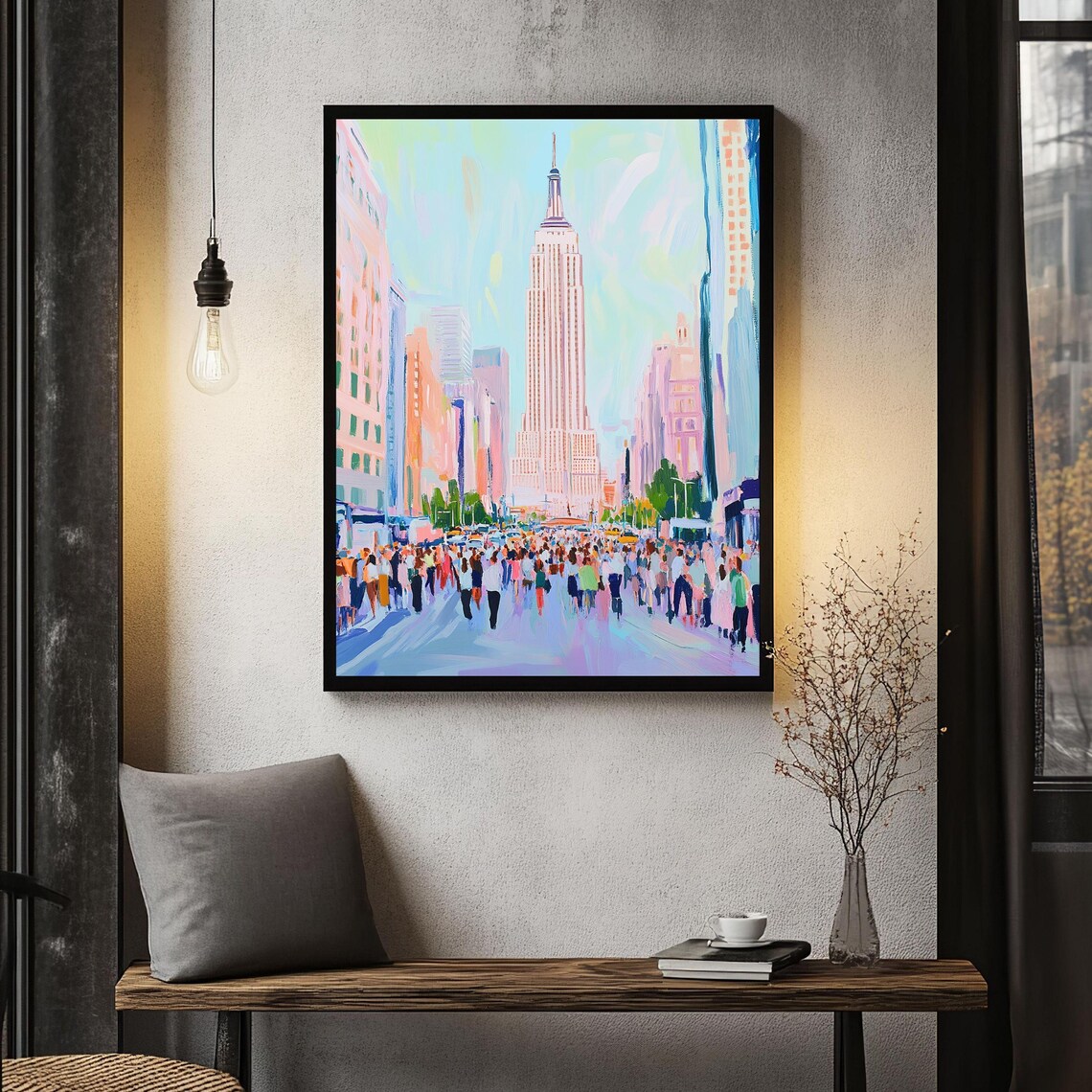 New York Skyline Art Print, Urban Cityscape - Image 5