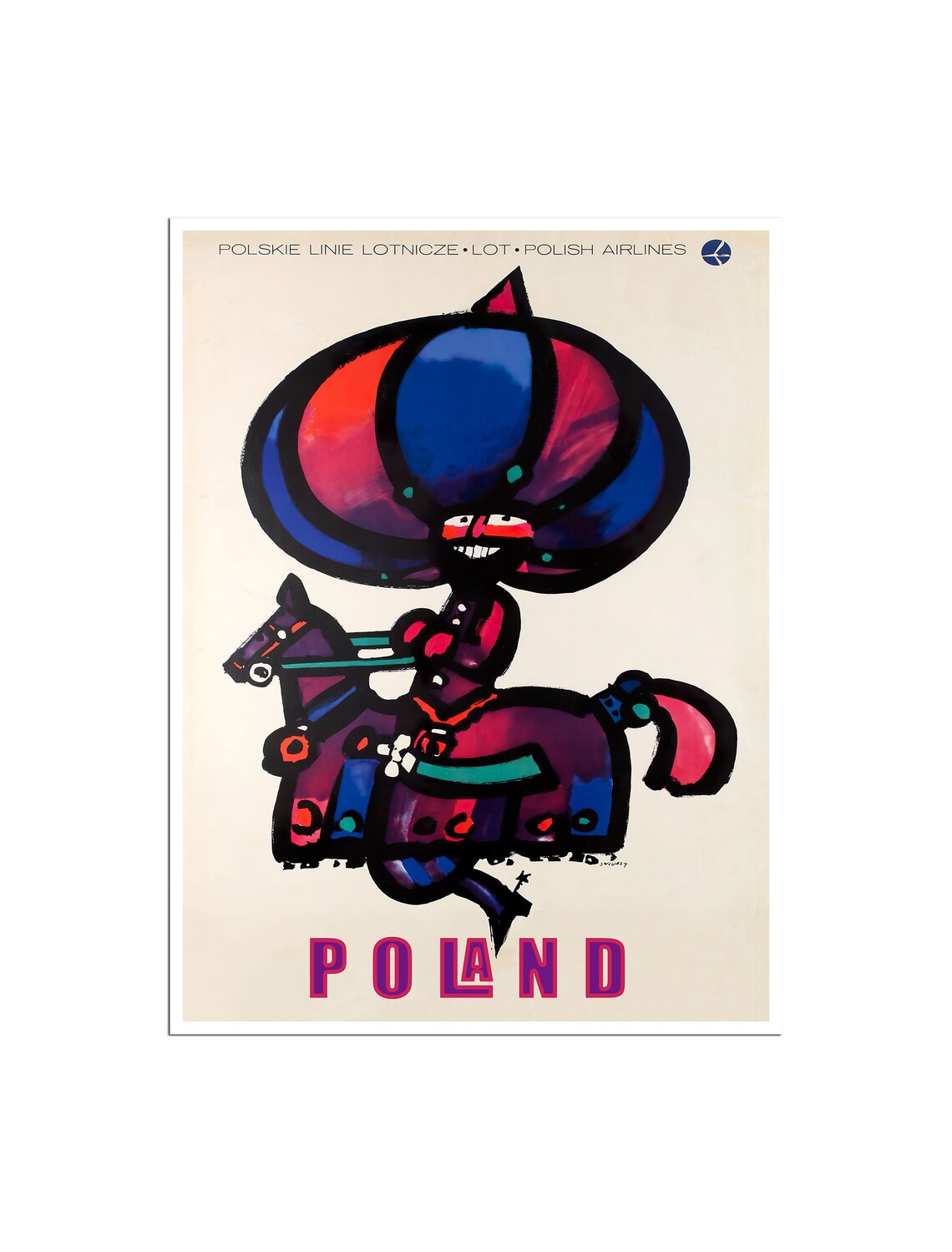 Poland Vintage Travel Poster