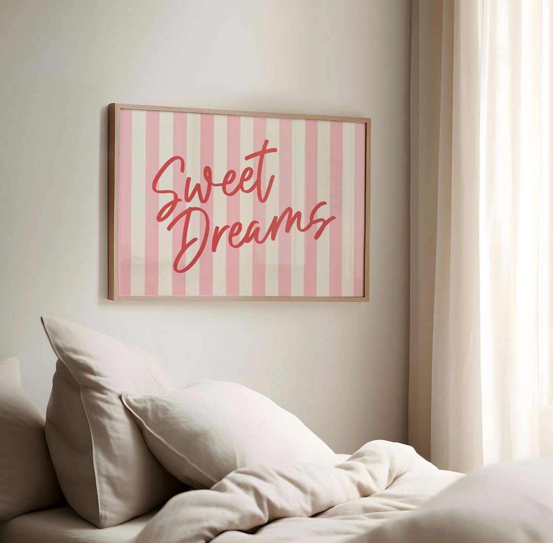 Sweet Dreams Retro Typography Poster Print - Image 4
