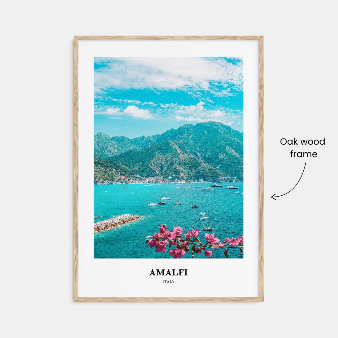 Amalfi Print Amalfi Photo Poster Amalfi Travel Wall Art Amalfi Map Print Amalfi Photography Print Amalfi Wall Dcor Italy - Image 3