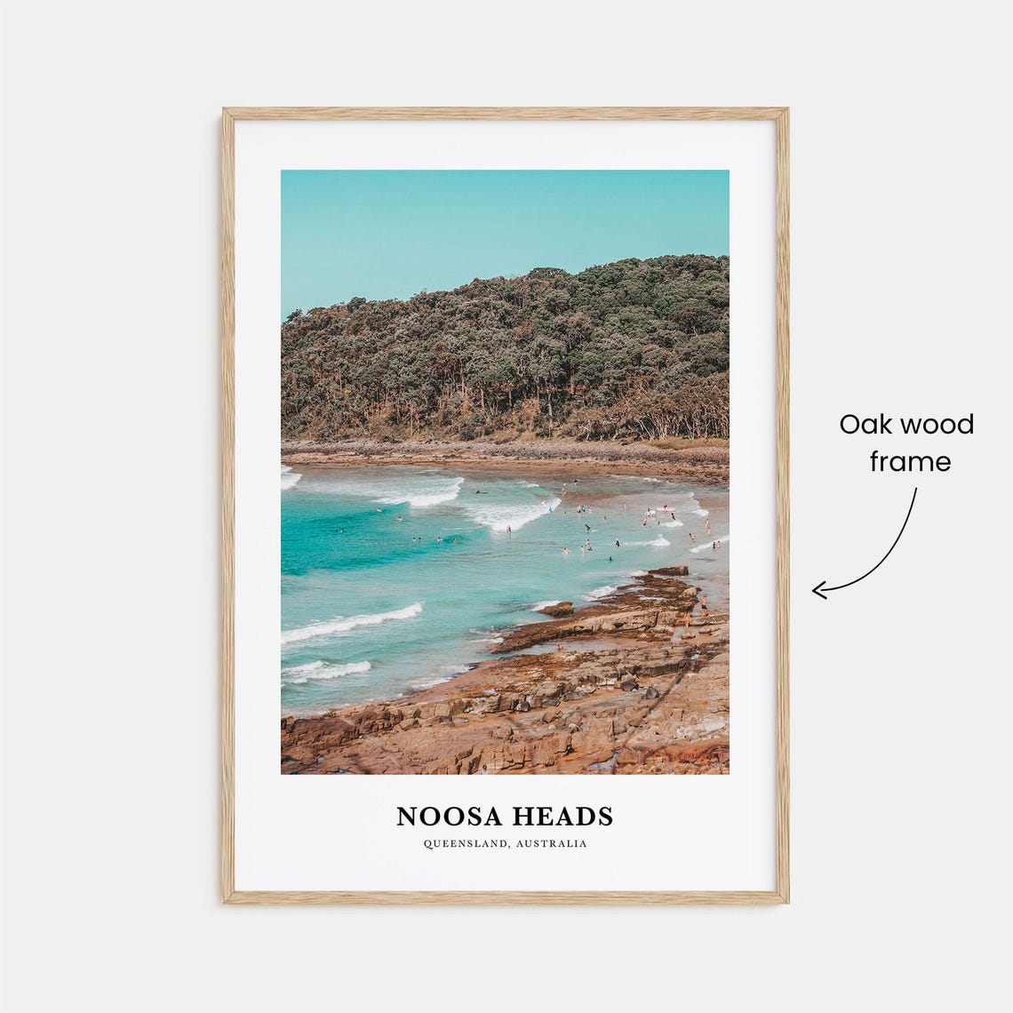 Noosa Heads Print Noosa Heads Photo Poster Noosa Heads Travel Wall Art Noosa Heads Map Print Noosa Heads Print Queensland Australia - Image 3