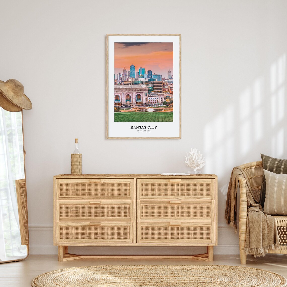 Kansas City Travel Poster, Missouri Wall Art Print - Image 2