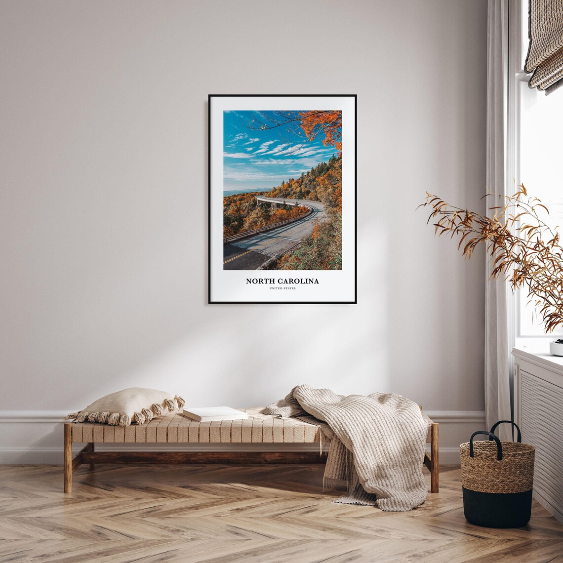 North Carolina Blue Ridge Parkway Drive In Autumn Colors Poster - Image 4