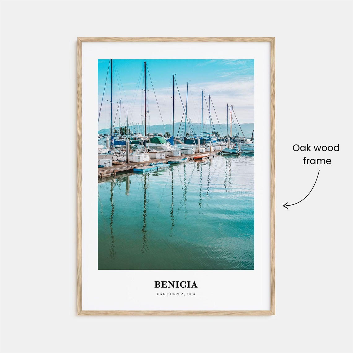 Benicia Print Benicia Photo Poster Benicia Travel Wall Art Benicia Map Print Benicia Photography Print Benicia Wall California Usa - Image 3