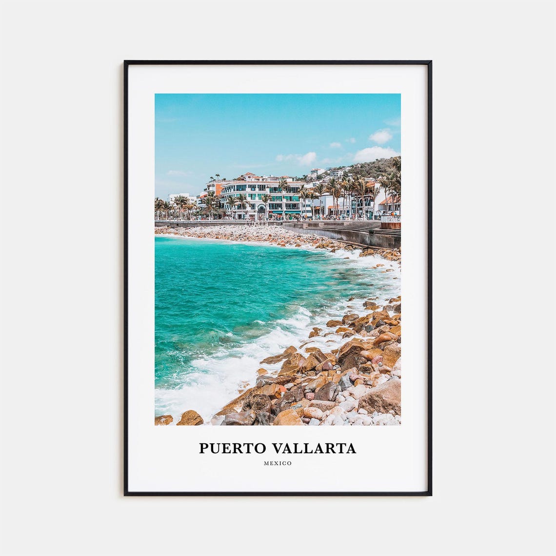 Puerto Vallarta Print Puerto Vallarta Photo Poster Puerto Vallarta Travel Wall Art Puerto Vallarta Map Print Puerto Vallarta Mexico