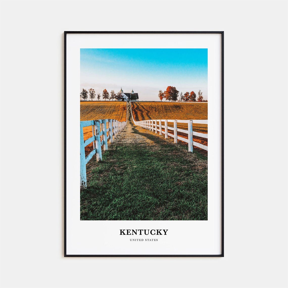 Kentucky Print Kentucky Photo Poster Kentucky Travel Wall Art Kentucky Map Print Kentucky Photography Print Kentucky United States
