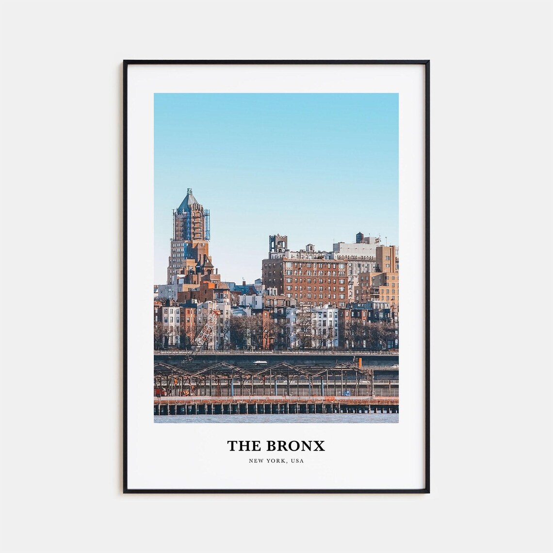 The Bronx Print No 1 The Bronx Photo Poster The Bronx Travel Wall Art The Bronx Map Print The Bronx Photography Print New York Usa