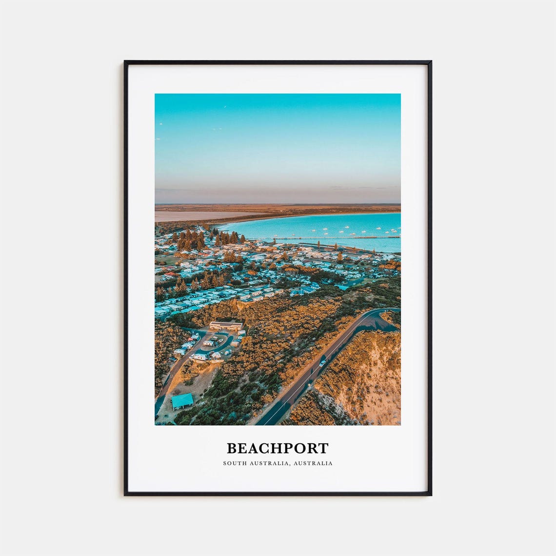 Beachport Print Beachport Photo Poster Beachport Travel Wall Art Beachport Map Print Beachport Photography Print South Australia
