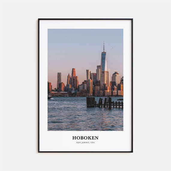 Hoboken Print Hoboken Photo Poster Hoboken Travel Wall Art Hoboken Map Print Hoboken Photography Hoboken Wall Dcor New Jersey Usa