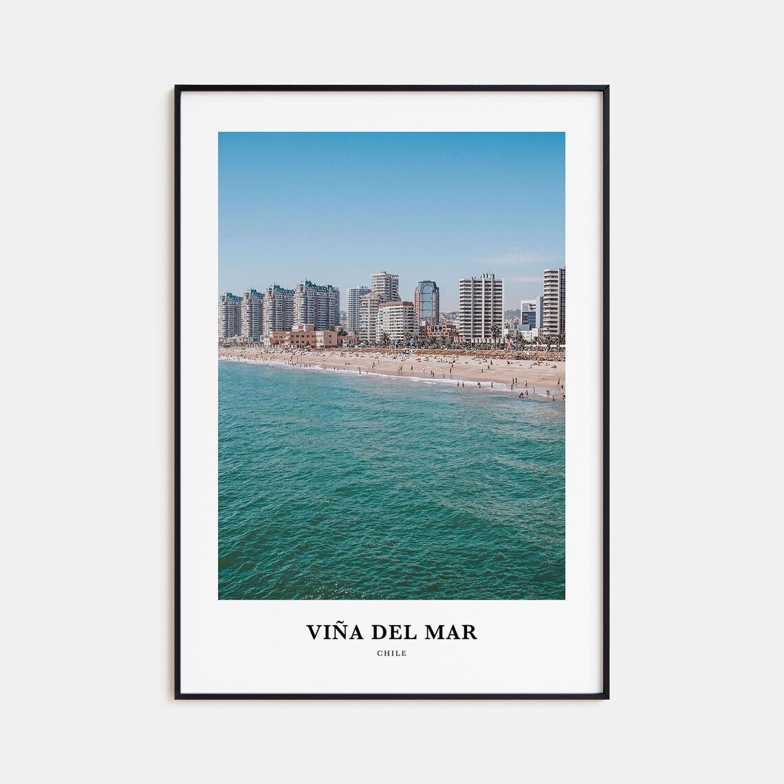 Vina Del Mar Travel Poster, Chile Place Print