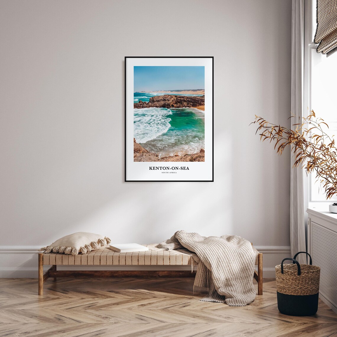 Kenton On Sea South Africa Rocky Coast Waves Travel Photo Poster - Image 3