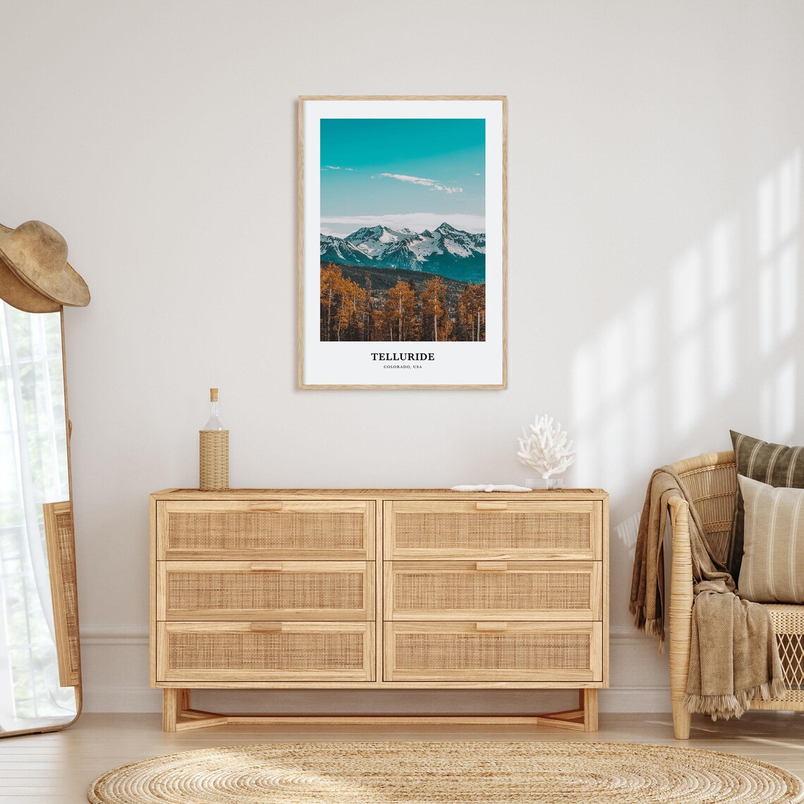 Telluride Travel Poster, Colorado USA Wall Art - Image 2