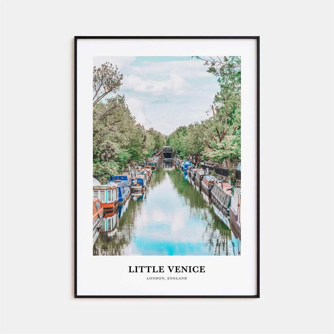 Little Venice Print London Little Venice Photo Poster Little Venice Travel Wall Art Little Venice Map Print Little Venice England