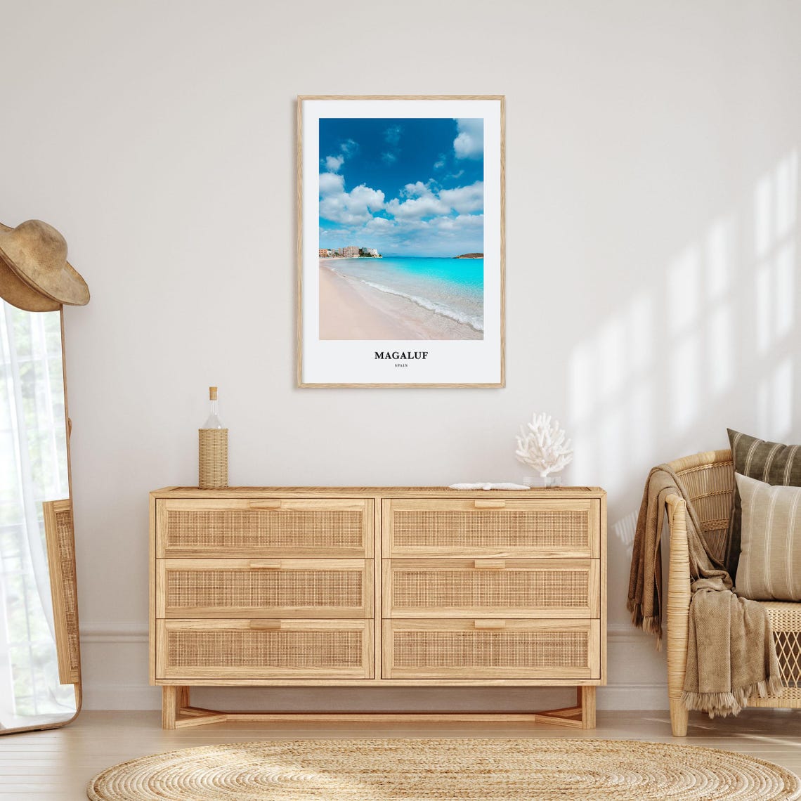 Magaluf Print Magaluf Photo Poster Magaluf Travel Wall Art Magaluf Map Print Magaluf Photography Print Magaluf Wall Dcor Spain - Image 2