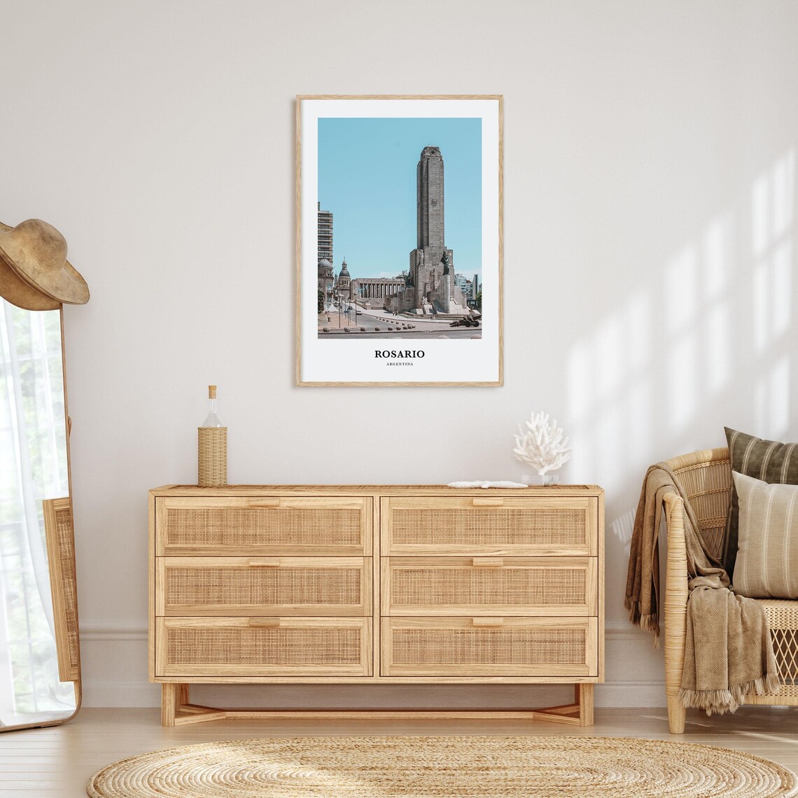 Rosario Argentina National Flag Memorial Tower Grand Plaza Poster - Image 2