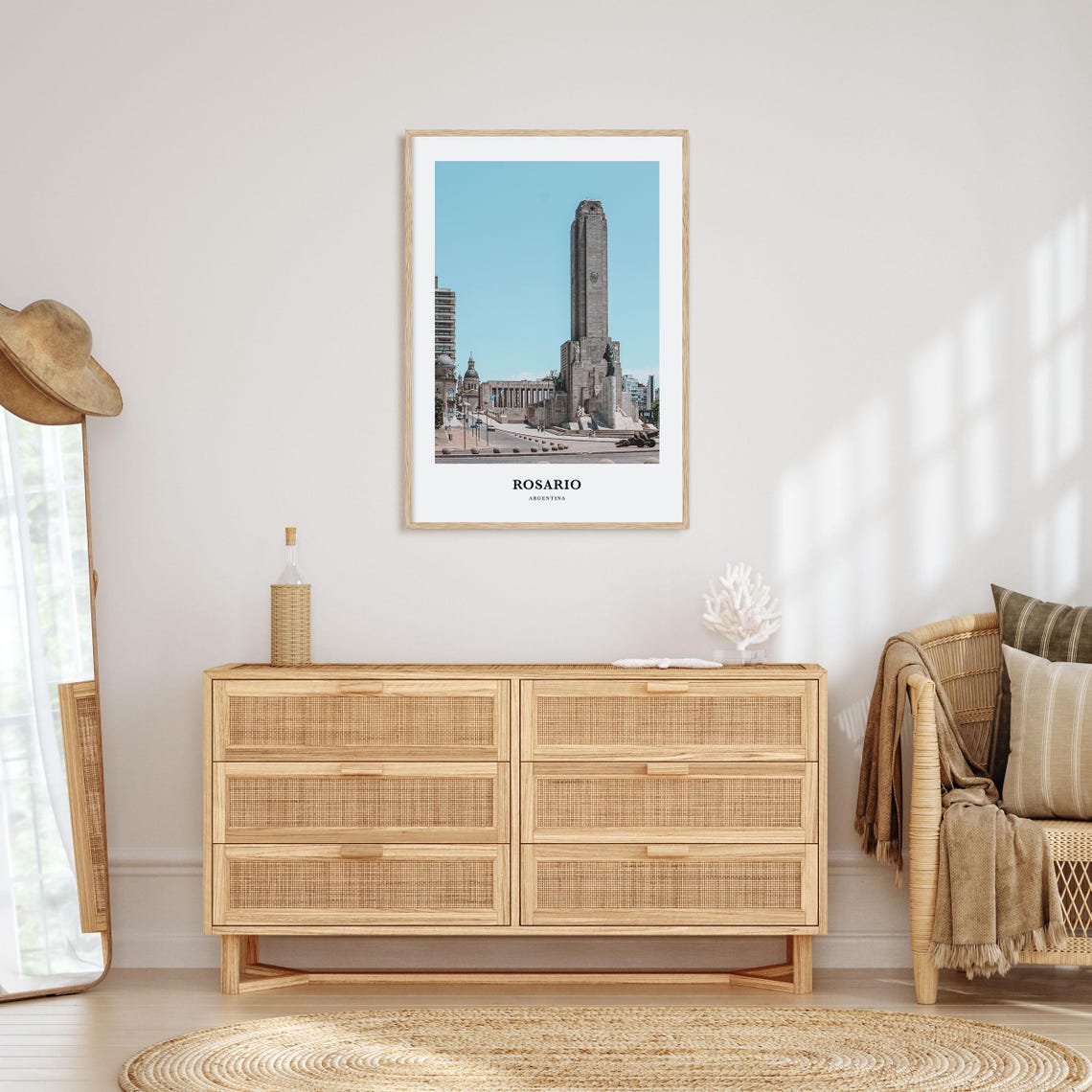 Rosario Print Rosario Photo Poster Rosario Travel Wall Art Rosario Map Print Rosario Photography Print Rosario Wall Dcor Argentina - Image 2
