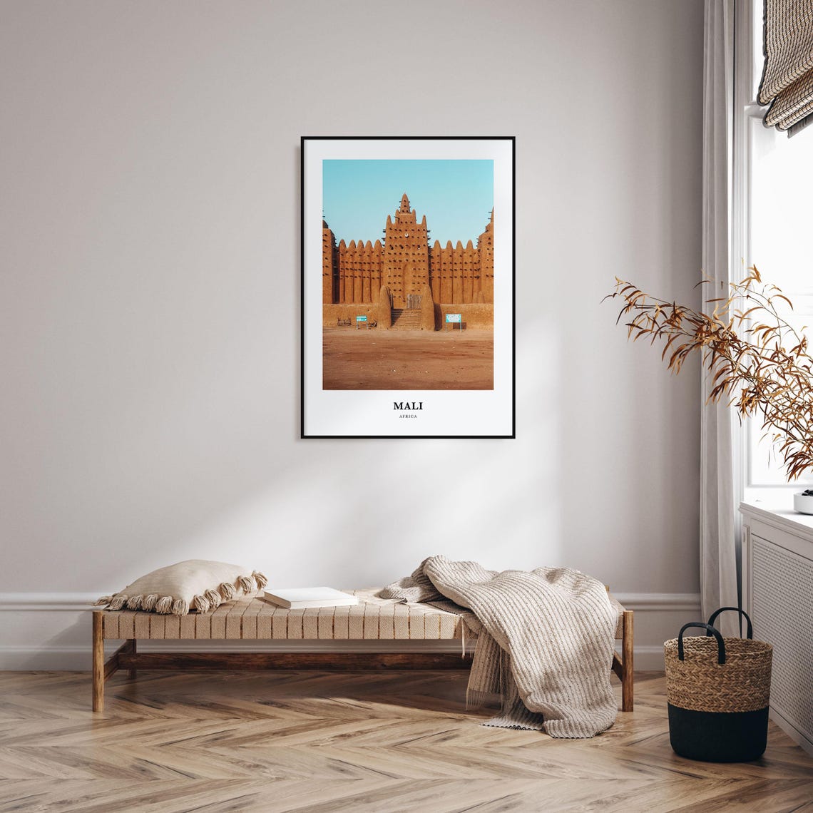 Mali Africa Great Mosque Facade African Heritage Architecture Poster - Image 3