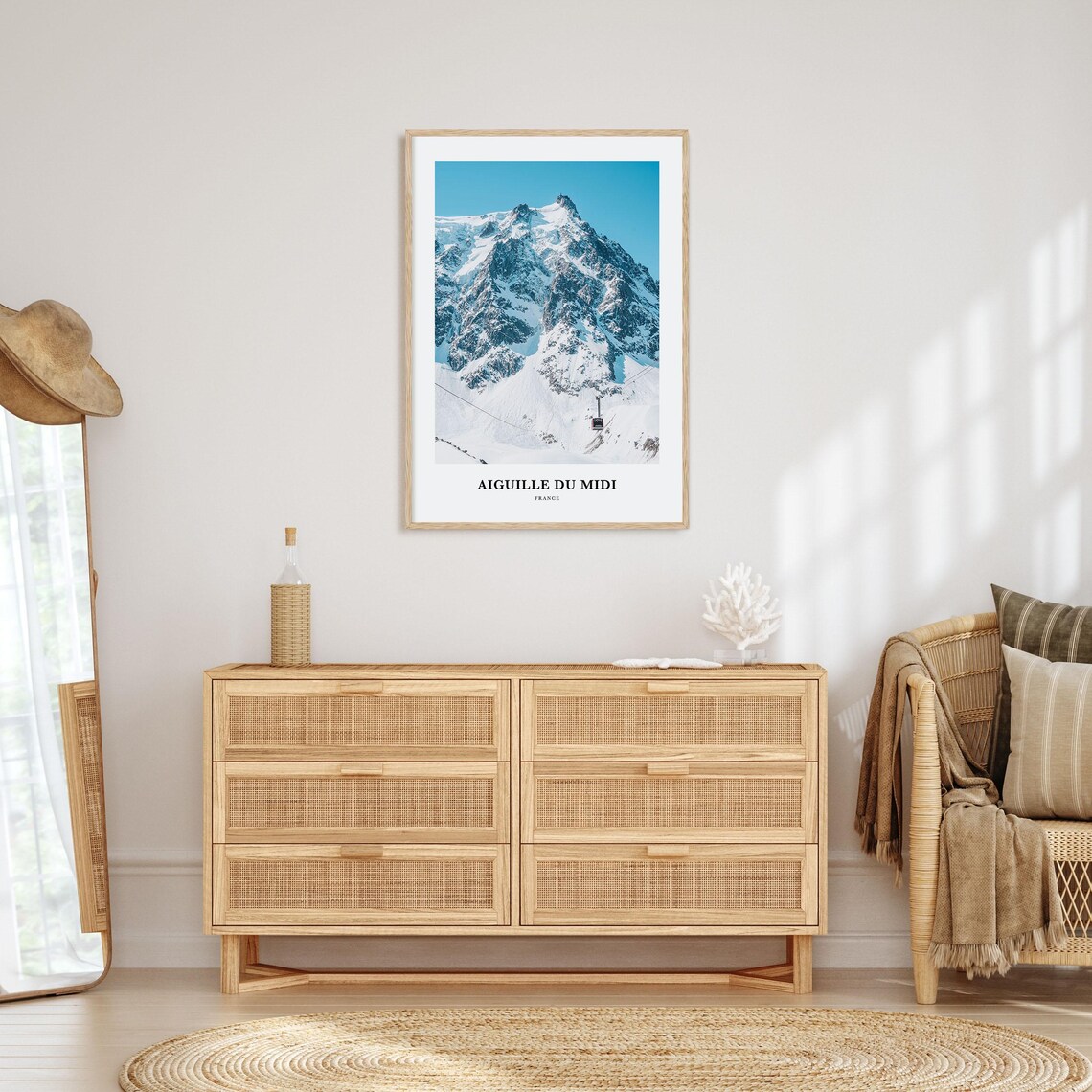 Aiguille Du Midi Travel Poster, France Wall Art - Image 2