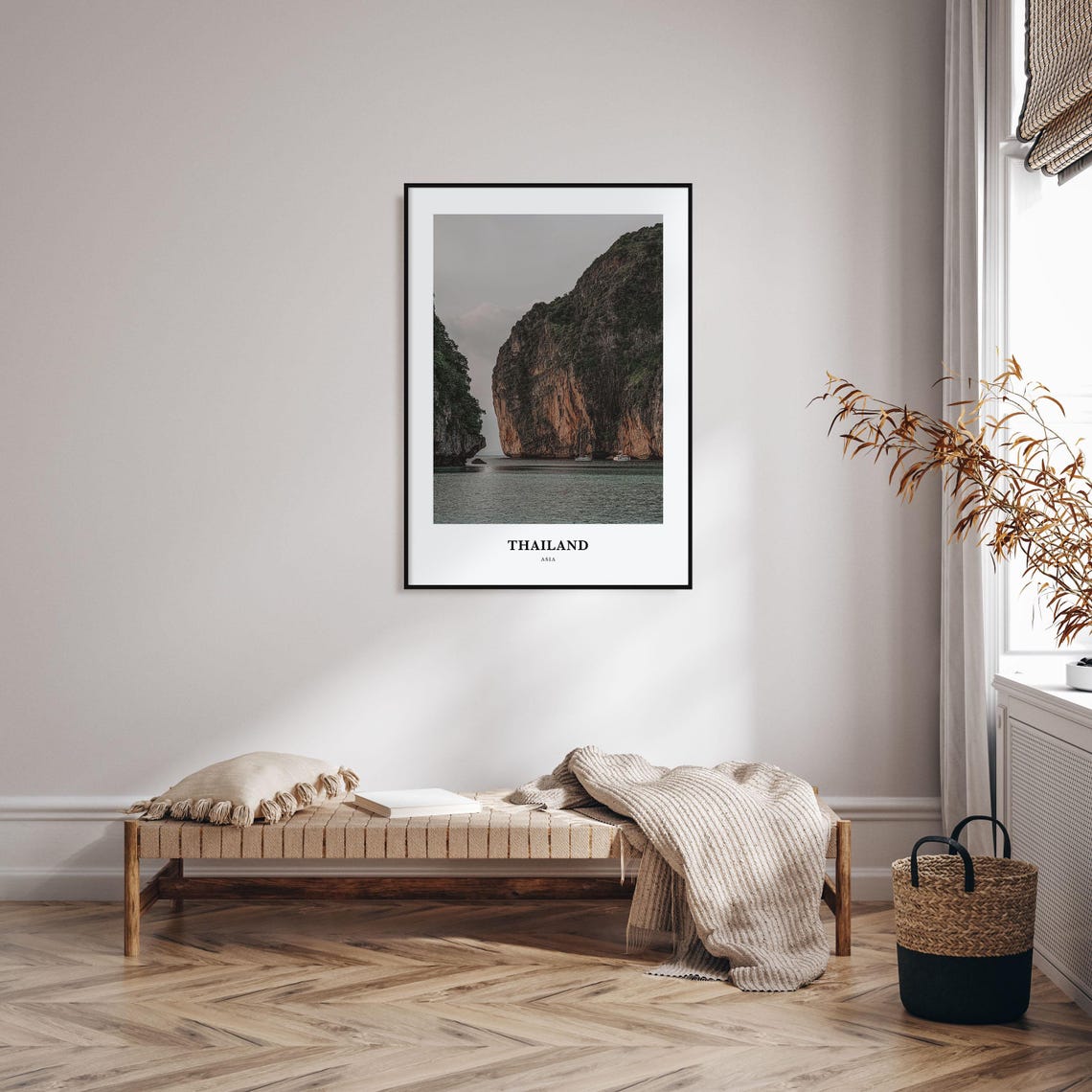 Thailand Print Thailand Photo Poster Thailand Travel Wall Art Thailand Map Print Thailand Photography Print Thailand Wall Dcor Asia - Image 3