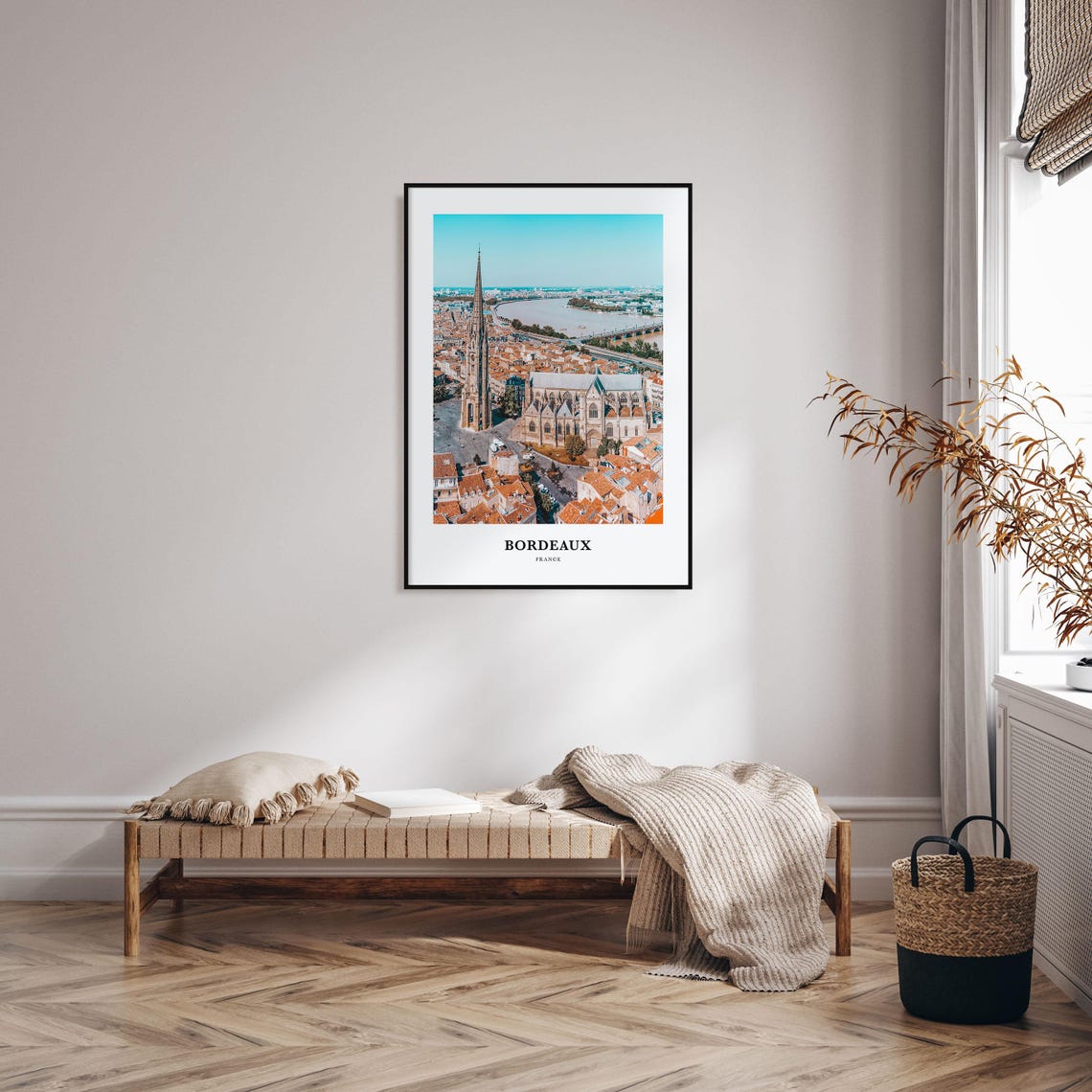 Bordeaux Print Bordeaux Photo Poster Bordeaux Travel Wall Art Bordeaux Map Print Bordeaux Photography Print Bordeaux Wall Dcor France - Image 3